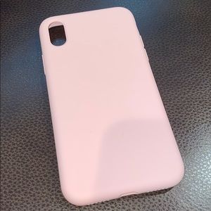 Pink IPhone X case